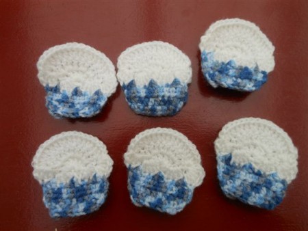 025 cupcakes ong. 7 cm hoog. 